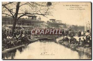 Old Postcard Horse Riding Equestrian Bois de Boulogne Auteuil Racecourse The ...