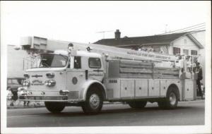 Manville NJ Fire Engine 1960s-70s Real Photo Postcard