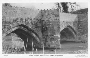 uk14287 yeolm bridge river attery near launceston real photo uk