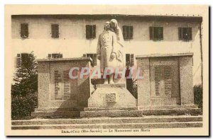 Old Postcard Samoens Haute Savoie The War Memorial