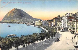 Lugano, Quai e Monte S Salvatore Switzerland Unused 