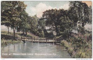 View At Houghtons Lake, BLOOMINGTON, Illinois, 1900-1910s