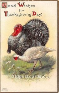 Artist Ellen Clapsaddle Thanksgiving Greetings Postcard