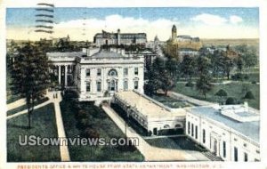 Presidents Office, White House - District Of Columbia s, District of Columbia...