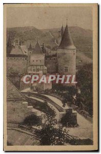 Postcard Old Chagny Surroundings of S & L Chateau de la Roche pot daux drawbr...