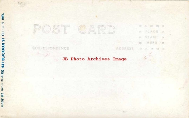 4 Postcards, Clinton? Indiana, RPPC, School Classes, John Hlatko Photos