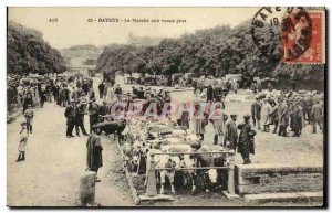 Old Postcard Bayeux Le Marche aux Calves Fat Cows TOP