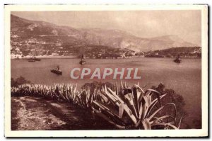 Old Postcard Villefranche Sur Mer La Rade and L & # 39Escadre Charter