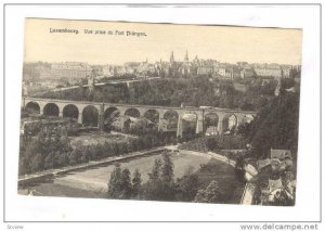 Bridge, Vue Prise Du Fort Thungen, Luxembourg, 1900-1910s