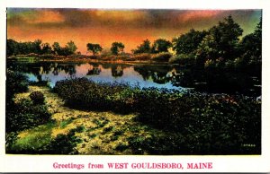 Maine Greetings From West Gouldsboro