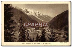 Chamonix - Mont Blanc Argentiere - Old Postcard