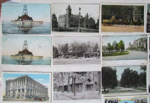 ILLINOIS lot of 38 IL ANTIQUE POSTCARDS