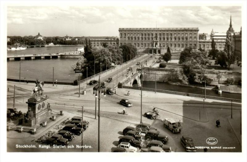 Sweden Stockholm   Kungi. Slottet och Norrbro RPC