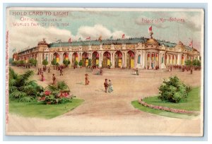 1904 HTL Palace Manufactures Building St. Louis World's Fair Unposted Postcard