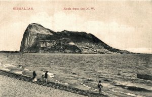 Gibraltar Rock from the N.W. Vintage Postcard 08.57