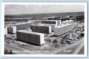 Brazil Postcard Brasilia Appearance of the Super Court c1940's RPPC Photo