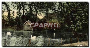 Postcard Old Birmingham The duck pond