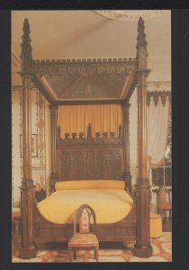 LA ST. FRANCISVILLE Interior Rosedown Plantation and Gardens Gothic Bed ~ Chrome