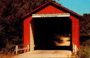 Illinois Bureau County Covered Bridge Near Princeton