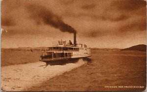 'Newark' Ferry Crossing San Francisco Bay CA Unused Mitchell Postcard F29 *as is