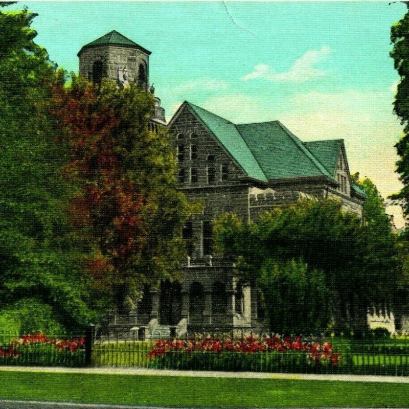 Vtg Linen Postcard Greenville Mississippi MS Washington County Court House 