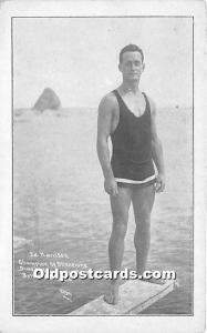 Ed Harrison, Champion Deep Sea Diver of America Swimming Unused 