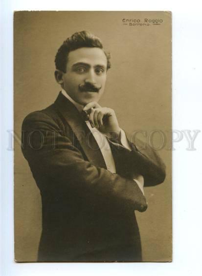 174925 Enrico ROGGIO Italian OPERA singer Vintage PHOTO PC