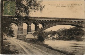 CPA Pont sur la Loire et vue de VERNAY pres ROANNE (664265)