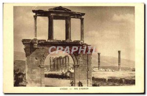 Old Postcard Athens Arc D & # 39Adrien