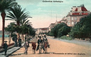 Vintage Postcard Collection Artistique Nice Promenade Et  Hotel Des Anglais