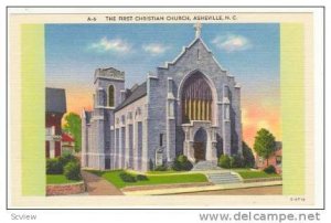 The First Christian Church, Asheville, North Carolina, 30-40s