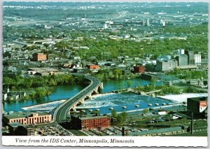 View From IDS Center Minneapolis Minnesota MN Third Avenue Bridge Postcard