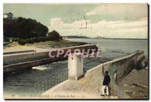 Old Postcard Saint Jean de Luz Port of Entry
