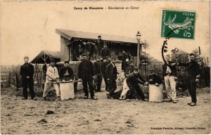 CPA Militaire Camp de SISSONNE - Récréation au Camp (92155)