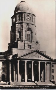 South Africa Main Entrance The New City Hall Pretoria Vintage RPPC C159