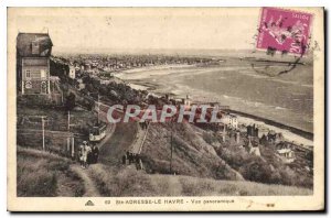 Postcard Old Ste Address Havre Panoramic