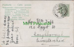 Genealogy Postcard - Tripp, 120 Paget Street, Loughborough, Leicestershire GL903