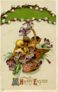 Greeting - Easter. Chick(s)