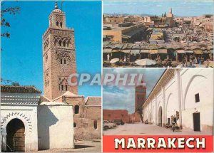 Postcard Modern Marrakech Jamaa El Fna