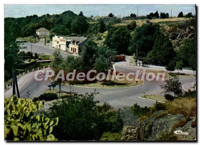 Modern Postcard The Mountain Loir Atl roundabout route Paimboeuf