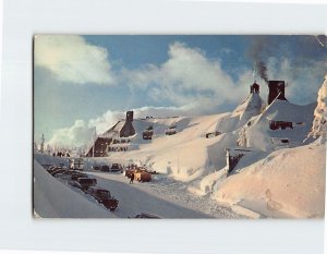 Postcard Timberline Lodge, Government Camp, Oregon