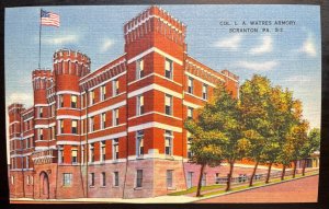 Vintage Postcard 11930-1945 Col.  L.A. Watres Armory, Scranton, Pennsylvania PA