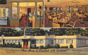 Old South Restaurant Modular Metal Kit Fort Smith Arkansas linen postcard