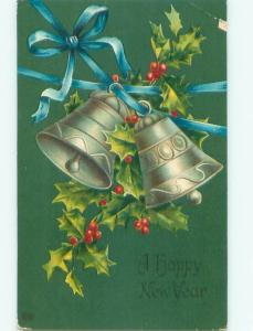 Divided-Back NEW YEAR SCENE Great Postcard AA2171