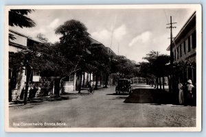 Beira Sofala Mozambique Postcard Counselor Road View c1940's RPPC Photo