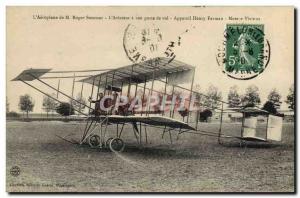 Old Postcard Jet Aviation L & # 39aeroplane Roger Sommer L & # 39aviateur has...