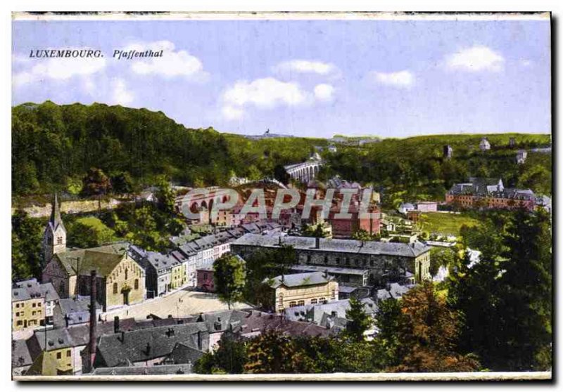 Old Postcard Luxembourg Pfaffenthal