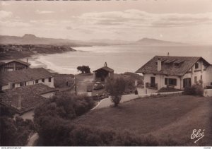 BIDART , France, 1940s ; La Chappelle des Marina et le Cote