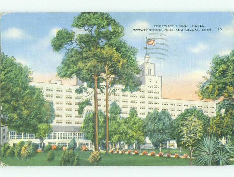 Linen EDGEWATER GULF HOTEL Gulfport And Biloxi Mississippi MS HQ3995