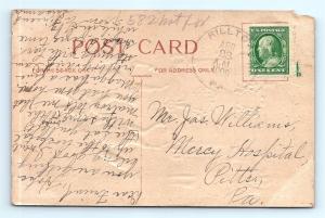 Postcard Patriotic G.A.R. Decoration Day Greetings Civil War Monument 1909 K07